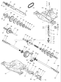 Page B Diagram and Parts List for LR120 LR 120 954830051A -1995-08 Husqvarna Lawn Tractor