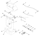Page C Diagram and Parts List for LR120 LR 120 954830051A -1995-08 Husqvarna Lawn Tractor