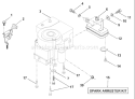 Page F Diagram and Parts List for LR120 LR 120 954830051A -1995-08 Husqvarna Lawn Tractor