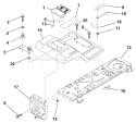 Page G Diagram and Parts List for LR120 LR 120 954830051A -1995-08 Husqvarna Lawn Tractor