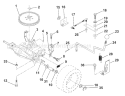 Page P Diagram and Parts List for LR120 LR 120 954830051B -1996-05 Husqvarna Lawn Tractor