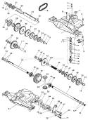 Page B Diagram and Parts List for LR120 LR 120 954830051B -1996-05 Husqvarna Lawn Tractor