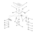 Page M Diagram and Parts List for LR120 LR 120 HN1236A -954000602 -1993-10 Husqvarna Lawn Tractor