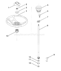 Page O Diagram and Parts List for LR120 LR 120 HN1236A -954000602 -1993-10 Husqvarna Lawn Tractor