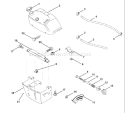 Page C Diagram and Parts List for LR120 LR 120 HN1236A -954000602 -1993-10 Husqvarna Lawn Tractor