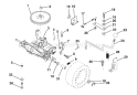 Page P Diagram and Parts List for LR121 LR 121 1997-12 Husqvarna Lawn Tractor