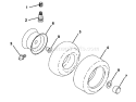 Page Q Diagram and Parts List for LR121 LR 121 1997-12 Husqvarna Lawn Tractor