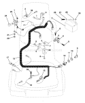 Page D Diagram and Parts List for LR121 LR 121 1997-12 Husqvarna Lawn Tractor