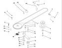 Page H Diagram and Parts List for LR121 LR 121 954140001B -1997-12 Husqvarna Lawn Tractor