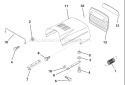 Page I Diagram and Parts List for LR121 LR 121 954140001B -1997-12 Husqvarna Lawn Tractor