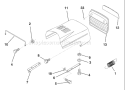 Page J Diagram and Parts List for LR121 LR 121 954140001B -1998-02 Husqvarna Lawn Tractor
