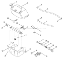 Page B Diagram and Parts List for LR122 LR 122 954140014B -1999-03 Husqvarna Lawn Tractor