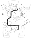 Part Location Diagram of 532166658 Husqvarna Harness, Engine