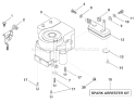 Page E Diagram and Parts List for LR122 LR 122 954140014B -1999-03 Husqvarna Lawn Tractor