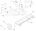 Page F Diagram and Parts List for LR122 LR 122 954140014B -1999-03 Husqvarna Lawn Tractor