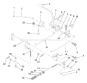 Page A Diagram and Parts List for LR122 LR 122 954140105A -1999-09 Husqvarna Lawn Tractor