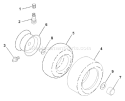 Page P Diagram and Parts List for LR122 LR 122 954140105A -1999-09 Husqvarna Lawn Tractor