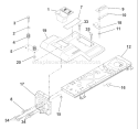 Page F Diagram and Parts List for LR122 LR 122 954140105A -1999-09 Husqvarna Lawn Tractor