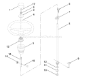 Page N Diagram and Parts List for LR122 LR 122 954140105B -2000-01 Husqvarna Lawn Tractor