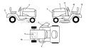 Page C Diagram and Parts List for LR122 LR 122 954140105B -2000-01 Husqvarna Lawn Tractor