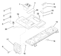Page F Diagram and Parts List for LR122 LR 122 954140105B -2000-01 Husqvarna Lawn Tractor