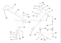 Page K Diagram and Parts List for LR125 LR 125 954001202C -1995-03 Husqvarna Lawn Tractor