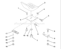 Page L Diagram and Parts List for LR125 LR 125 954001202C -1995-03 Husqvarna Lawn Tractor