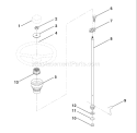 Page N Diagram and Parts List for LR125 LR 125 954001202C -1995-03 Husqvarna Lawn Tractor