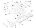 Page F Diagram and Parts List for LR125 LR 125 954001202C -1995-03 Husqvarna Lawn Tractor