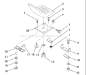 Page K Diagram and Parts List for LR125 LR 125 HU125R38MA -954000522 -1992-12 Husqvarna Lawn Tractor