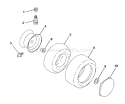 Page O Diagram and Parts List for LR125 LR 125 HU125R38MA -954000522 -1992-12 Husqvarna Lawn Tractor