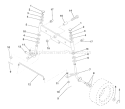 Page G Diagram and Parts List for LR125 LR 125 HU125R38MA -954000522 -1992-12 Husqvarna Lawn Tractor