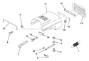 Page J Diagram and Parts List for LR12 LR 12 HAR1236A -954000752 -1994-05 Husqvarna Lawn Tractor