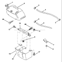 Page B Diagram and Parts List for LR12 LR 12 HC12R38A -954000762 -1994-01 Husqvarna Lawn Tractor