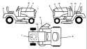 Page C Diagram and Parts List for LR12 LR 12 HC12R38A -954000762 -1994-01 Husqvarna Lawn Tractor