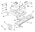 Part Location Diagram of 532140784 Husqvarna Chassis Asm. Weldment