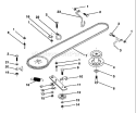 Page H Diagram and Parts List for LR12 LR 12 HC12R38A -954000762 -1994-01 Husqvarna Lawn Tractor