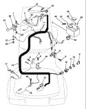 Page D Diagram and Parts List for LR12 LR 12 HC12R38B -954002701 -1994-10 Husqvarna Lawn Tractor