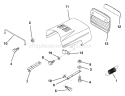 Page I Diagram and Parts List for LR12 LR 12 HC12R38B -954002701 -1994-10 Husqvarna Lawn Tractor