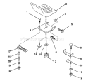 Page L Diagram and Parts List for LR12 LR 12 HC12R38D -954002701 -1996-01 Husqvarna Lawn Tractor