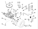 Part Location Diagram of 532123539 Husqvarna Arm, Shift