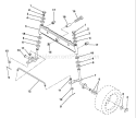 Page G Diagram and Parts List for LR12 LR 12 HC12R38D -954002701 -1996-01 Husqvarna Lawn Tractor