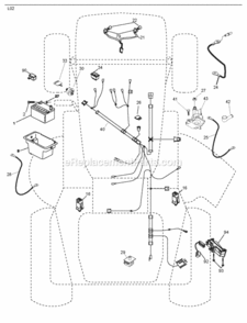 Electrical Diagram and Parts List for LT2113A 2012-09 Husqvarna Lawn Tractor