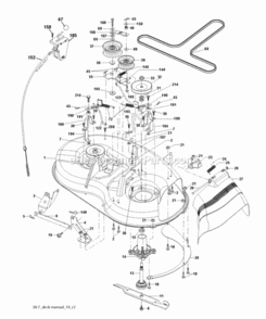 Part Location Diagram of 532432031 Husqvarna Cutting Deck