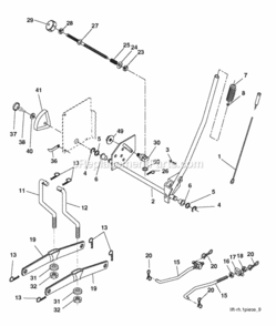 Mower_Lift__Deck_Lift Diagram and Parts List for LT2114CA 2012-08 Husqvarna Lawn Tractor