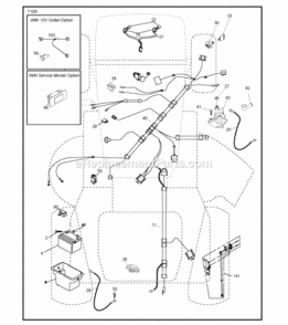 Electrical Diagram and Parts List for LT2213A 96041015403 2012-08 Husqvarna Lawn Tractor
