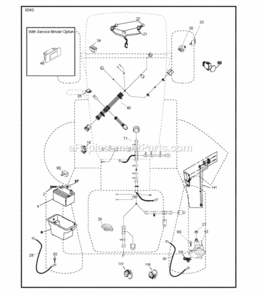 Electrical Diagram and Parts List for LT2213CA 96051001003 2012-08 Husqvarna Lawn Tractor