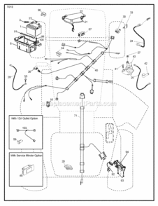Electrical Diagram and Parts List for LT2223A2 2012-02 Husqvarna Lawn Tractor