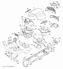 Part Location Diagram of 532196377 Husqvarna Plate Deck Lift