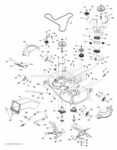 Mower_Deck__Cutting_Deck Diagram and Parts List for LT2318CMA2 2012-02 Husqvarna Lawn Tractor